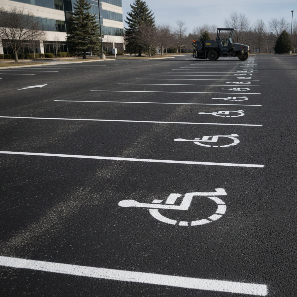 Parking Lot Striping no people